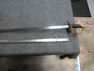 PRE WWI FRENCH MODEL 1896 CAVALRY OFFICER SWORD - KLINGENTHAL - 7