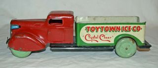 Wyandotte Ice Truck Circa 1938 - Art Deco Pressed Steel -