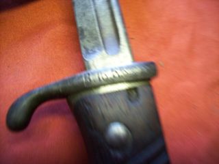 WW1 WW2 German sword dagger knife maker marked 4