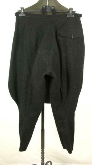 WW2 WWII GERMAN ARMY ELITE TROOPS BLACK FIELD TROUSERS BREECHES 2