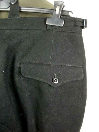 WW2 WWII GERMAN ARMY ELITE TROOPS BLACK FIELD TROUSERS BREECHES 6