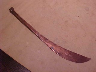 Rare Early Roycroft Copper Letter Opener Or Paper Knife