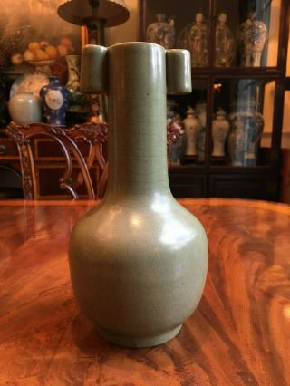 A Chinese Qing Dynasty Celadon Porcelain Vase.