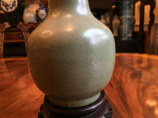 A Chinese Qing Dynasty Celadon Porcelain Vase. 2