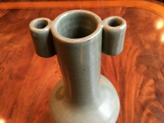 A Chinese Qing Dynasty Celadon Porcelain Vase. 3
