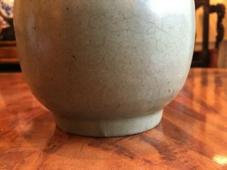 A Chinese Qing Dynasty Celadon Porcelain Vase. 4
