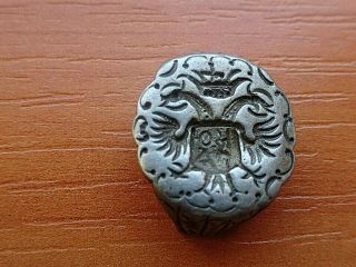 Authentic Renaissance Silver Ring Seal Most Likely Austro - Hungarian Empire Rare