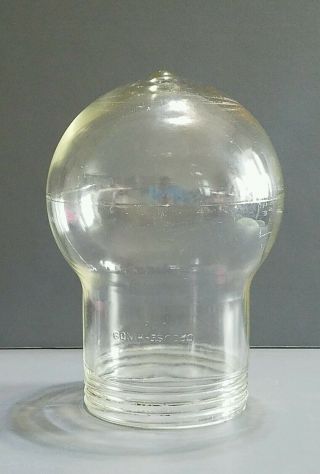 Crouse - Hinds Vdb3 Explosion Proof Glass Globe Vintage Industrial Chic Usa Made