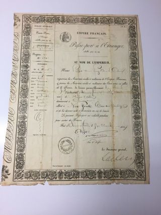 Napoleon Iii Autograph Military Signature Opera Star France French Empire Rare