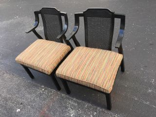 Outstanding James Mont Era Hollywood Regency Occasional Chairs