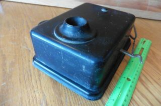 Antique Edwards 1872 Telephone Butler Wall Phone intercom Solid call box Vintage 9