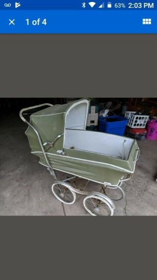 Vintage 1950s REX Stroll - O - Chair Baby Stroller 2