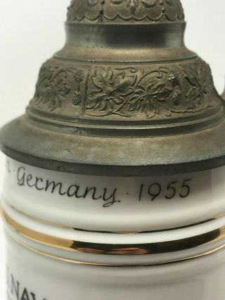 U.  S.  Navy Security Group Detachment Bremerhaven Germany Beer Stein lithopane 8