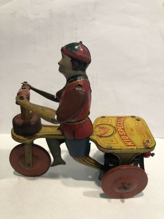 Vintage B&r Behrend Rothschild Kid Special Scooter Tin Litho Toy