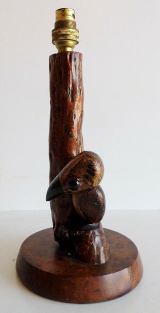 EXTREMELY RARE 1930 ' s YZ BIRD FATURAN LAMP BASE - HENRY HOWELL / ALFRED DUNHILL 2