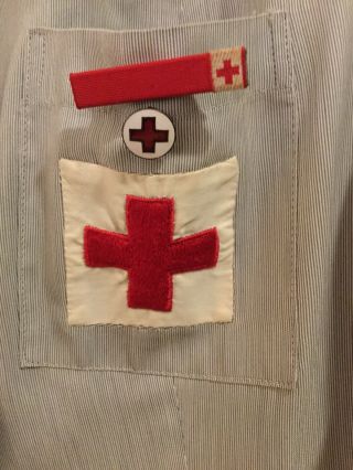 WWII Era Red Cross Nurses Uniform And Cap 3