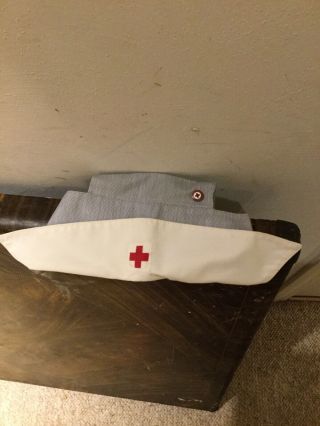 WWII Era Red Cross Nurses Uniform And Cap 6