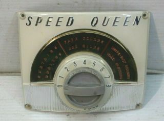 Vintage Speed Queen Ringer Washer Model A91 P Timer Faceplate Knob
