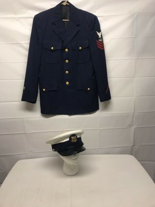 Us Coast Guard Uscg Uniform Jacket And Hat Named