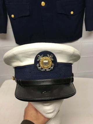 US Coast Guard USCG Uniform Jacket And Hat Named 2