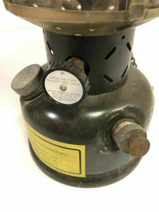US Military Army Field Lantern Vintage Quadrant Globe Coleman Type Made In USA 6