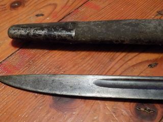 SIAM WILD TIGER Siamese P1907 Enfield Bayonet & Leather Scabbard RARE 2