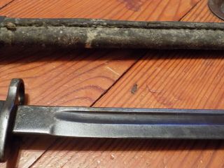 SIAM WILD TIGER Siamese P1907 Enfield Bayonet & Leather Scabbard RARE 7