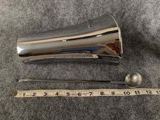 Chase Chrome Cocktail Shaker Spoon 4 Cups and 4 Stirrers by Walter Von Nessen 12
