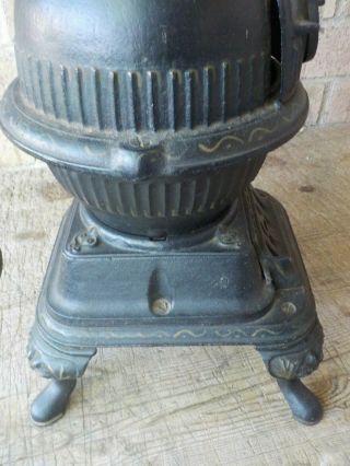 cast iron spark pot belly stove salesman sample 14 
