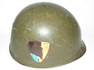 Named Korean War US Military Westinghouse M1 helmet liner,  sweatband 11