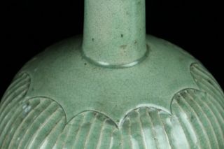 JUN032F KOREAN GORYEO CELADON PORCELAIN BOTTLE VASE 8