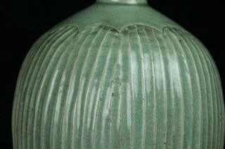 JUN032F KOREAN GORYEO CELADON PORCELAIN BOTTLE VASE 9