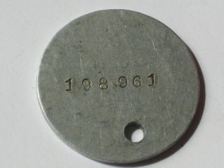 WW1 US SOLDIER DOG TAG SIG.  CO 2