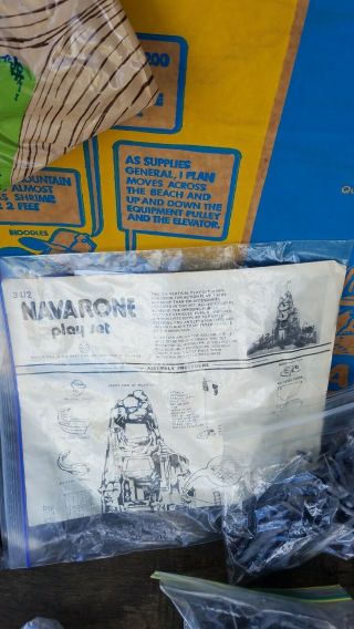 VINTAGE MARX BATTLEGROUND (BATTLE of NAVARONE) GIANT PLAYSET W/BOX 1974 8
