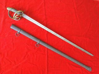 Huge Antique Cuirassier Sword French Napoleonic An Xi Model Uncleaned Untouched