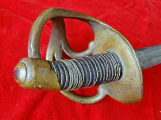 HUGE ANTIQUE CUIRASSIER SWORD FRENCH NAPOLEONIC AN XI MODEL uncleaned untouched 4