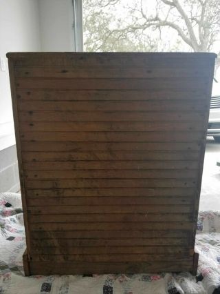 Vintage Antique Oak Ice Box 5