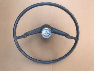 1959 Pontiac Catalina Wagon Steering Wheel With Horn Button.  Bonneville