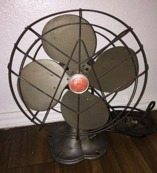 Emerson Junior Vintage Antique Fan Oscillating 2660 - C Great