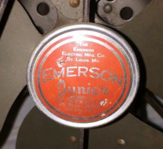Emerson Junior Vintage Antique Fan Oscillating 2660 - C GREAT 3