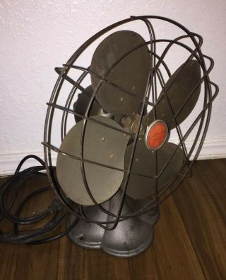 Emerson Junior Vintage Antique Fan Oscillating 2660 - C GREAT 6