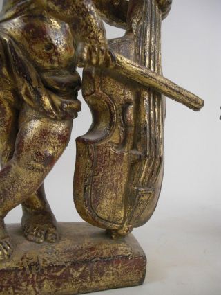 14” Borghese Cherubs Putti Statue Figurines French Italian Grand Tour Style 9