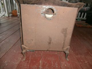 vintage cast iron gas heater ornate 11