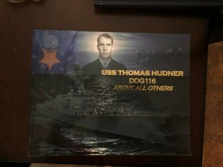 Us Navy Uss Thomas Hudner Ddg - 116 Commissioning Book Boston Ma