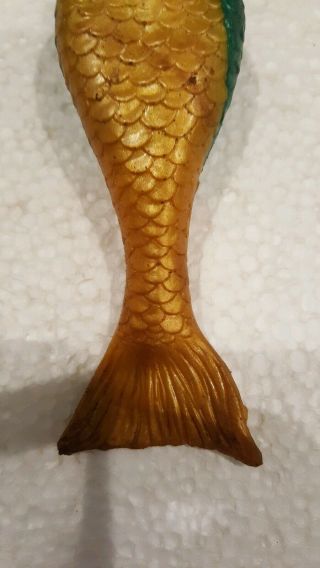 1966 Vintage Russ Berrie Mini Fini Mermaid Oily Jiggler Toy Royalty Designs 4