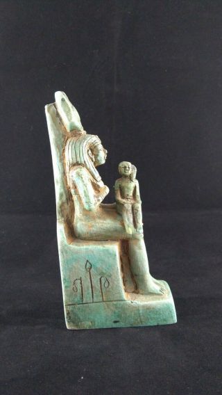 Ancient Egyptian Antiquities rare Statue of Isis Breastfeeding (2686–2181 BC) 3