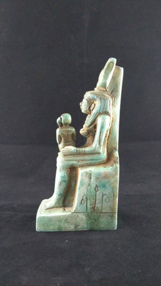 Ancient Egyptian Antiquities rare Statue of Isis Breastfeeding (2686–2181 BC) 5