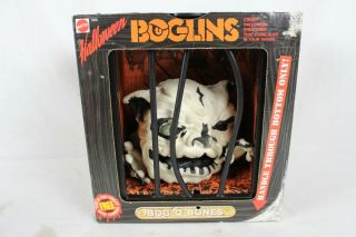 Vintage Rare Boglins Halloween Edition Bog - O - Bones W/ Box Toy Puppet Mattel Old