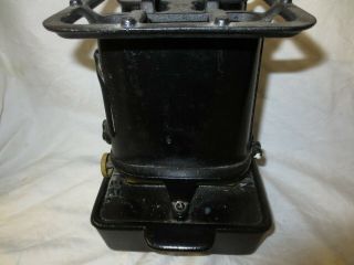 Antique RARE TOTALLY RESTORED SAM S UTTER SUTTER Cast Iron Sad Heater Stove Mica 5