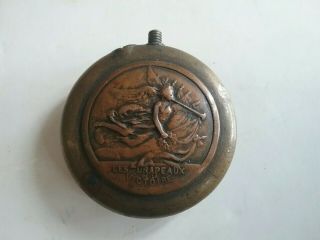 Rare Antique WW1 1916 La Defense De Verdun Victoire Lighter France 6